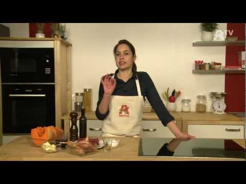 Auchan Recette - Onglet à l'echalote, écrasé de potiron aux 5 épices