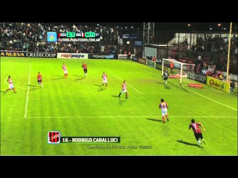 Gol Caballucci. Douglas Haig 2 - Instituto 1. B Nacional. Fecha 5. FPT