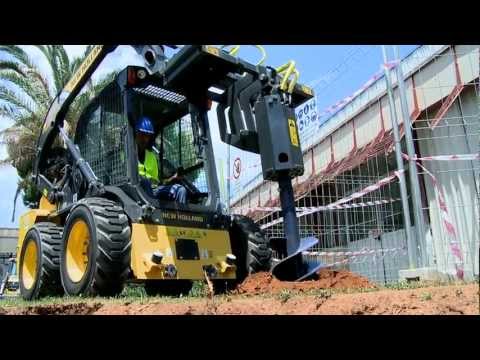 Обзор мини погрузчика New Holland L218