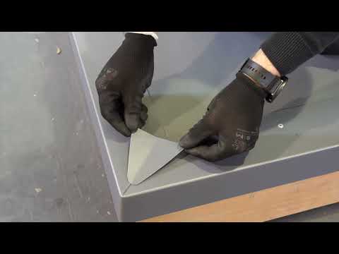 Armourplan PSG & SG System Installation - 03 Drip Metal and Cover Strap Detail