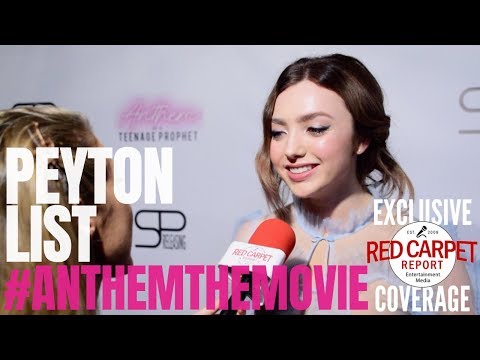 Peyton List interviewed at the premiere of Anthem of a Teenage Prophet #anthemthemovie #NowPlaying