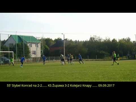 KS Żupawa - Kolejarz Knapy (gol na 2-2 Stybel Konrad) 09.09.2017