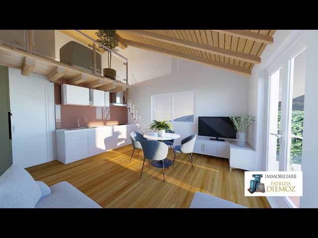 NUOVISSIMO BILOCALE CON SOPPALCO A NUS, Via Corrado Gex