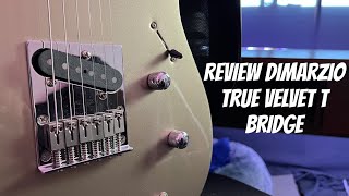 Video thumbnail for Review Captador DiMarzio True Velvet T Bridge DP178 by Piguitars Oficial