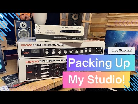 Tearing Down The Studio 😭 Live Stream! #studio