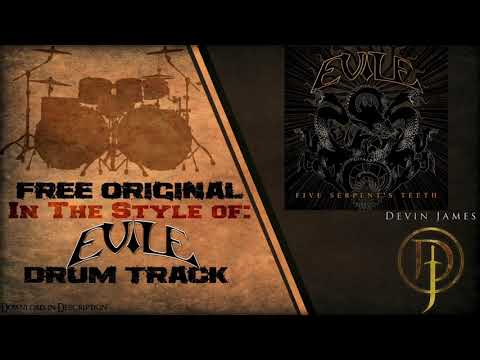 Evile Styled Free Original Drum Track - 134 BPM (FREE DOWNLOAD)