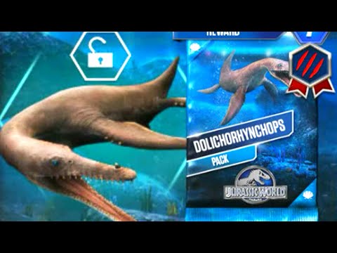 DOLICHORHYNCHOPS UNLOCKED X3 LEVEL 40 (JURASSIC WORLD)