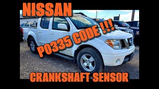 Nissan - P0335 Code - Crankshaft Sensor - Easy Fix !!