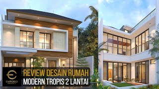 Video Desain Rumah Modern 2 Lantai Bapak Agus Sugiri di  Jakarta
