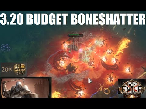 POE 3.20 20 chaos buget Boneshatter Juggernaut