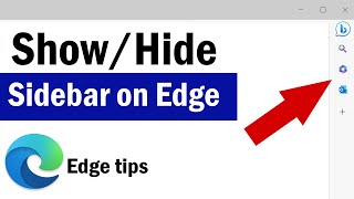 How To Remove Sidebar From Microsoft Edge | How to Hide Edge Sidebar | How to Diable Sidebar in Edge