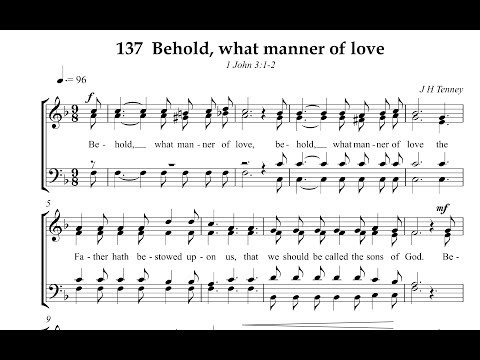 Hymn Collection 137   Behold, what manner of love