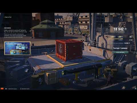 World Of Warships || Super container and Recruitment container opening