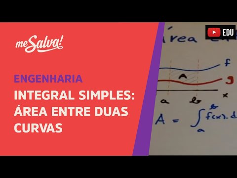 Me Salva! Integral simples - Área entre duas curvas