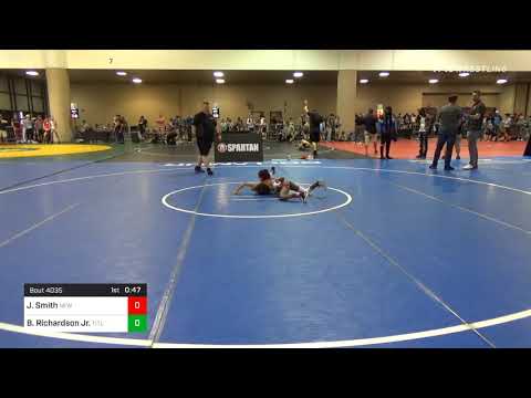 63 Lbs Semifinal - Julian Smith, New Jersey Vs Brandon Richardson Jr., TitleTown Wrestling Academy