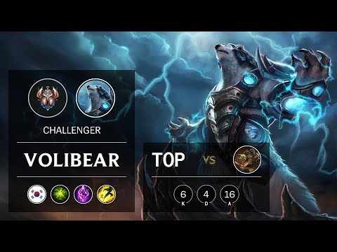 Volibear Top vs Renekton - KR Challenger Patch 9.24