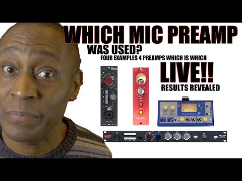 Which Preamp Was Used LIVE!!! Results Revealed PART B, FOCUSRITE, WARM AUDIO OR NEVE?
