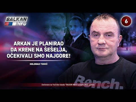 INTERVJU: Milorad Tomić - Arkan je planirao da krene na Šešelja, očekivali smo najgore! (14.3.2022)