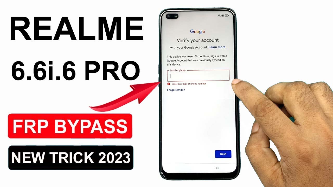 Realme 6/6i/6 Pro Frp Bypass/Unlock Google Account 2023 | Realme 6/6i/6 Pro Google Account Bypass