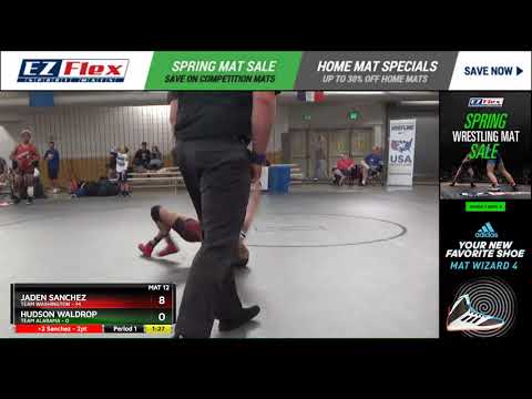 Mat 12 90 Jaden Sanchez Team Washington Vs Hudson Waldrop Team Alabama