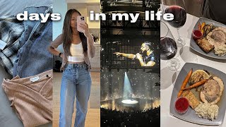 weekend vlog | concert solo date in toronto, revolve haul, thanksgiving dinner