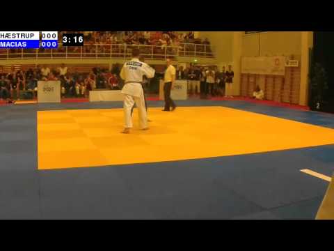 Judo Nordic Championships 2014: B18-66: HÆSTRUP - MACIAS