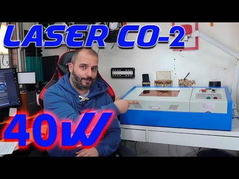 Cortadora Grabadora Laser CO2 Pantografo 3020 50W