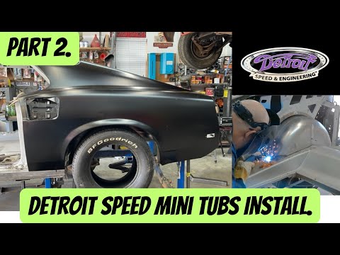 Detroit speed mini tubs in a classic mustang. Part 2. Slither part 19.