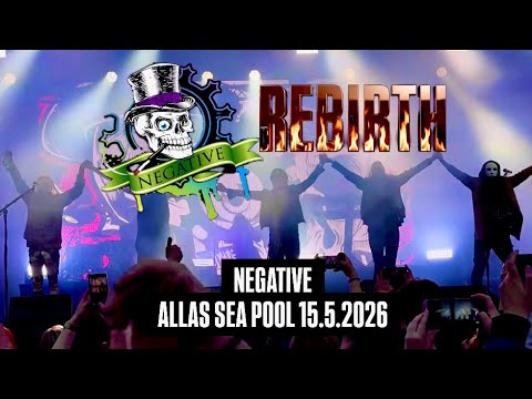 NEGATIVE - Comeback / Rebirth Live @ Allas Sea Pool Helsinki Finland 15.5.2026. Jonne Aaron