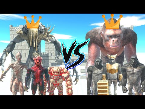 KING SCOURGE + INFERNALS VS KING GORO + PRIMATES - ANIMAL REVOLT BATTLE SIMULATOR