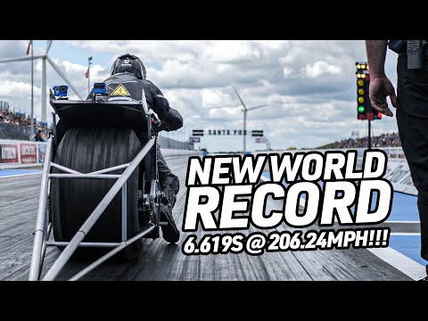 The QUICKEST AND FASTEST electric vehicle on the planet! 👏 6.619s @ 206.24MPH!!!