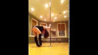 "Skin" by Rihanna beginner pole dance routine