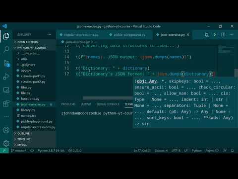 Python Tutorial Json Zomcast 26
