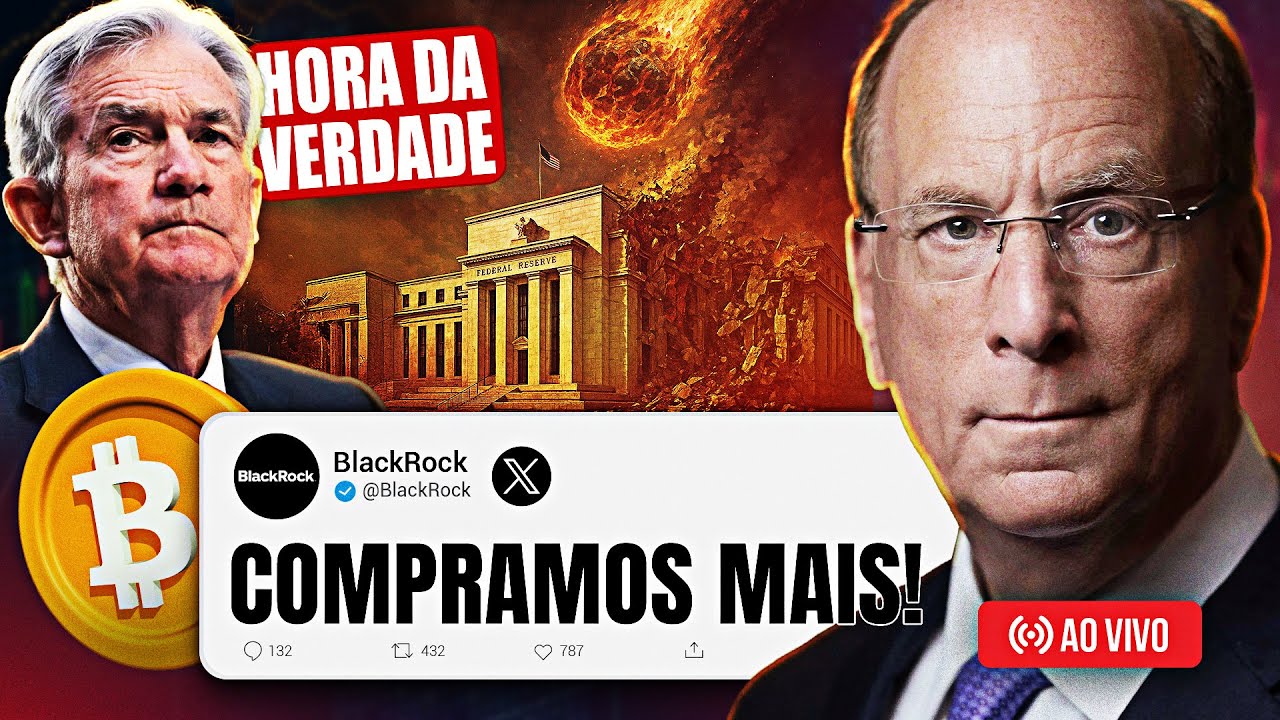 BITCOIN! VENDAS NO VAREJO AO VIVO! BLACKROCK FAZ COMPRA BILIONÁRIA E TRUMP ENCONTRA PUTIN HOJE!