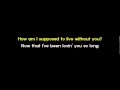 How Am I Supposed To Live Without You - Michael Bolton