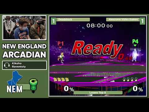 NE Melee Arcadian 9 - Deadstock (Fox) vs. Awesome Video Games (Marth) - SSBM LR4