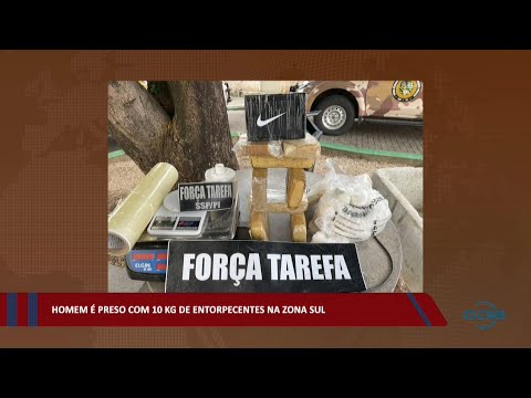 Homem é preso com 10 kg de entorpecentes na zona sul 04 04 2022