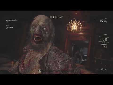 Resident Evil Village Mercenaries  - The Castle II  - SSS rank (Chris Redfield)