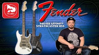 Video thumbnail for FENDER SQUIER AFFINITY HSS STRATOCASTER (FAT STRAT) by PopMusicRu