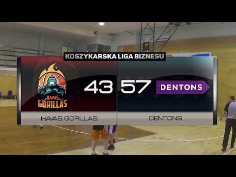 Havas Gorillas vs Dentons - X kolejka - Warszawa - Koszykarska Liga Biznesu