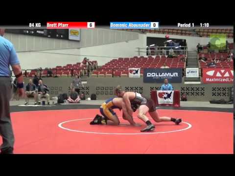 84 KG Brett Pfarr vs Domenic Abounader