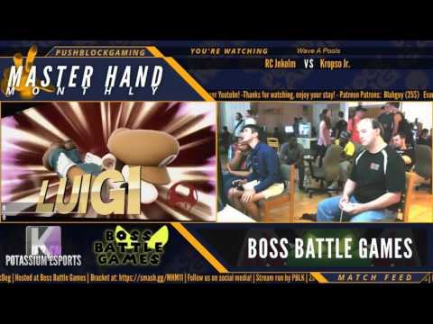 MHM11 [Wii U] - RC Jnkolm (Luigi) vs Kropso Jr. (Mario) - Wave A Pools
