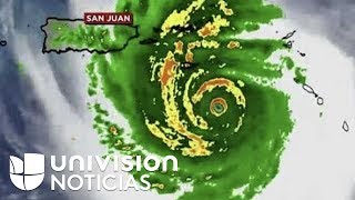 Último reporte del huracán María que se acerca a Puerto Rico con ráfagas de hasta 215mph