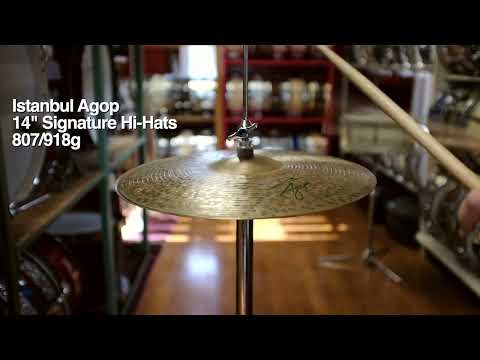 Istanbul Agop 14" Signature Hi-Hat (Pair) 2010s - Traditional image 7