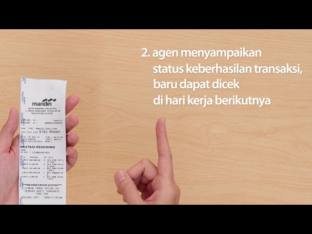 Thumbnail video Cara transfer ke bank lain dengan mandiri debit milik 
                                        				nasabah