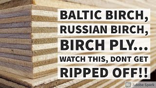 The Truth about Baltic Birch, Russian, Birch Ply - Whats the difference, Are you getting ripped off