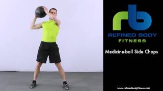 Medicine Ball Side Chop exercise video thumbnail