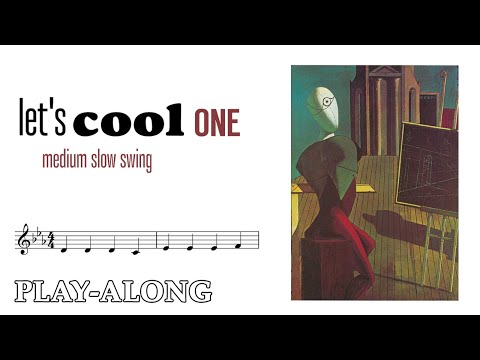 Let's Cool One - Medium Slow Swing || BACKING TRACK