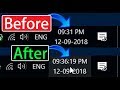 How to show SECONDS in taskbar clock (HH MM to HH MM SS) | Windows 10 Show Seconds in System Clock