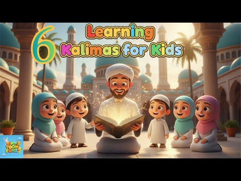 Islamic 6 Kalimas | Islamic Kalimas in Arabic | Learn Six Kalimas by Tiny Toon Funs
